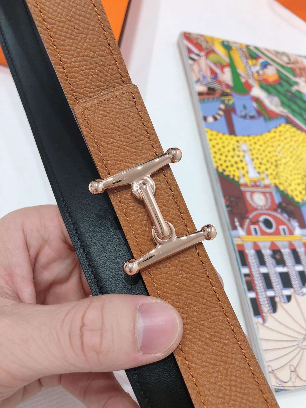H**mes belts 24mm